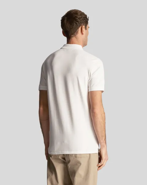 Plain Polo Shirt 626 White 