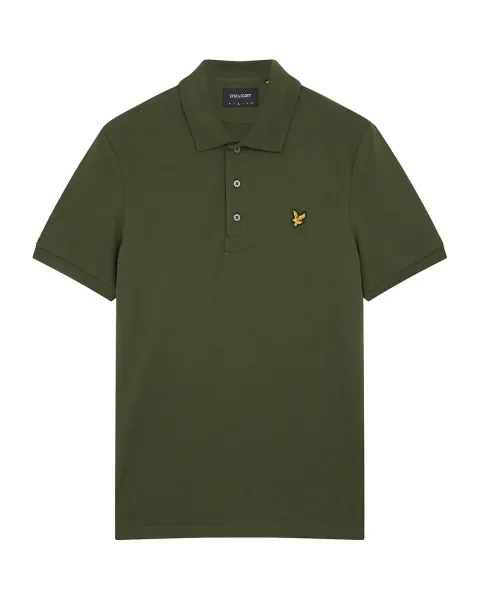 Plain Polo Shirt Olive 