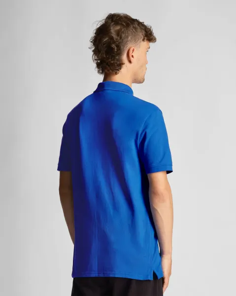 Plain Polo Shirt Bright Blue 
