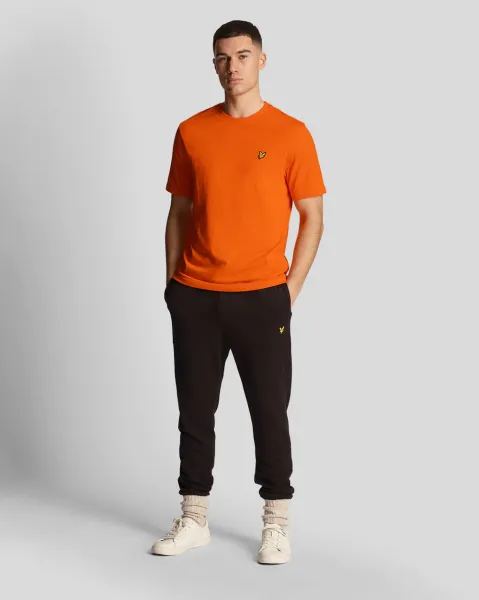 Plain T-Shirt X298 Tangerine Tango 