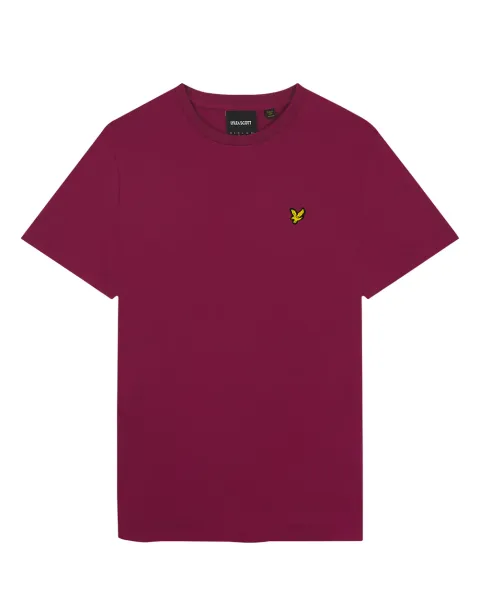 Plain T-Shirt X237 Rich Burgundy 