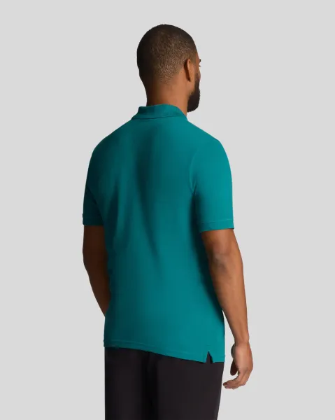 Plain Polo Shirt X154 Court Green 