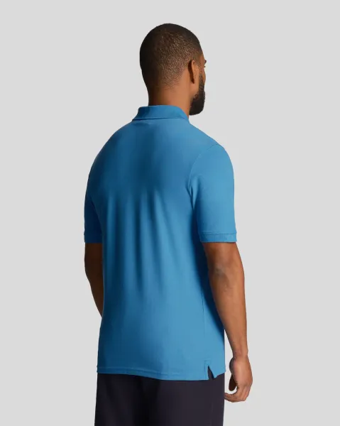 Plain Polo Shirt W584 pring Blue 