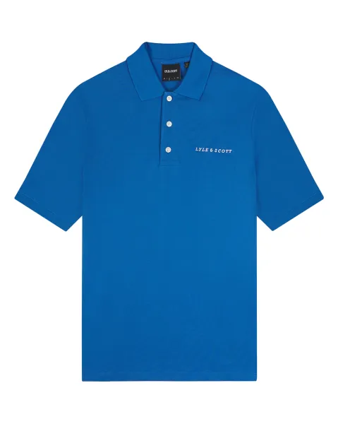 Embroidered Polo Shirt W584 Spring Blue 