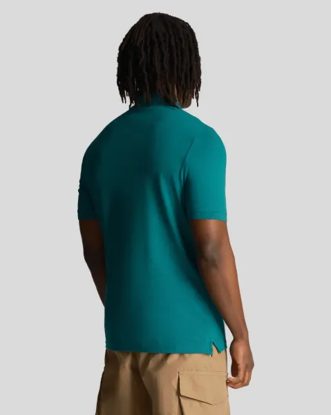 Embroidered Polo Shirt X154 Court Green 