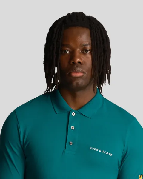 Embroidered Polo Shirt X154 Court Green 