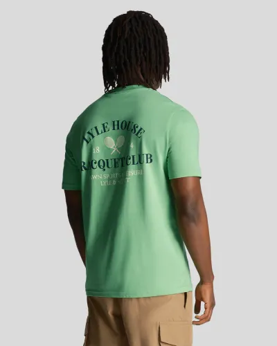 Racquet Club Graphic T-Shirt X156 Lawn Green 