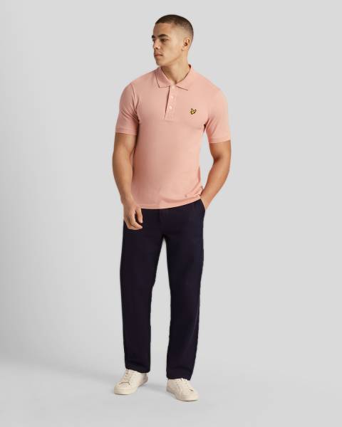 Plain Polo Shirt X238 Palm Pink 