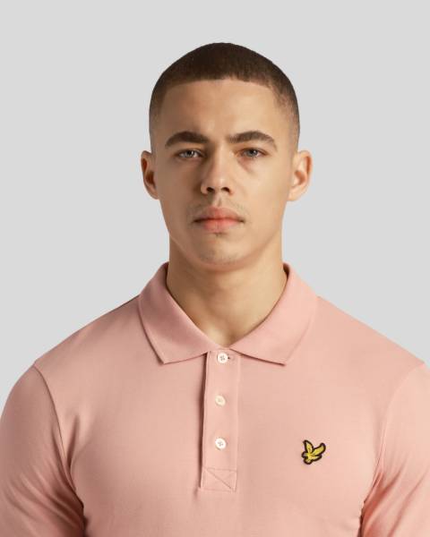 Plain Polo Shirt X238 Palm Pink 